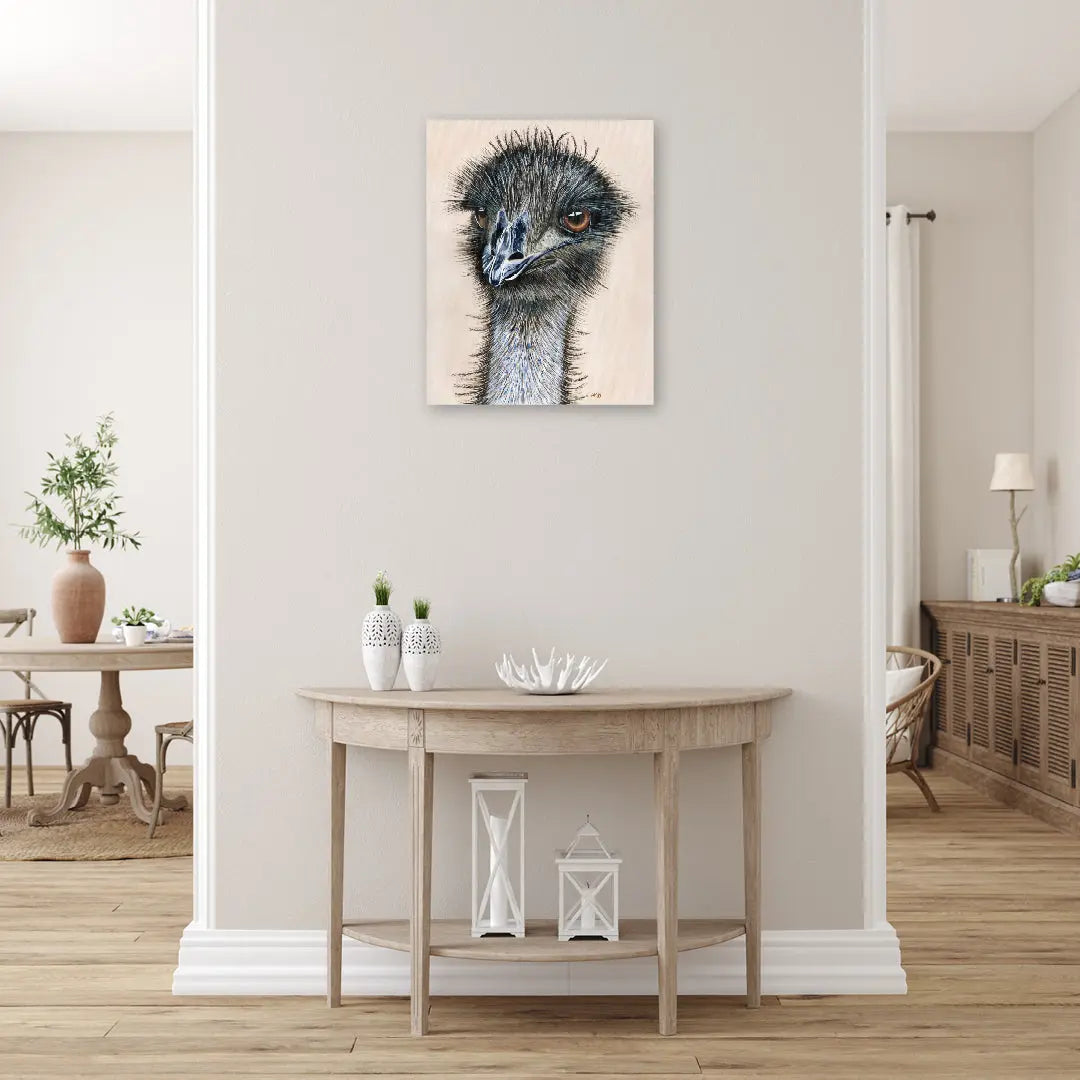 Andy the Emu Art by Anne-Marie Bloor
