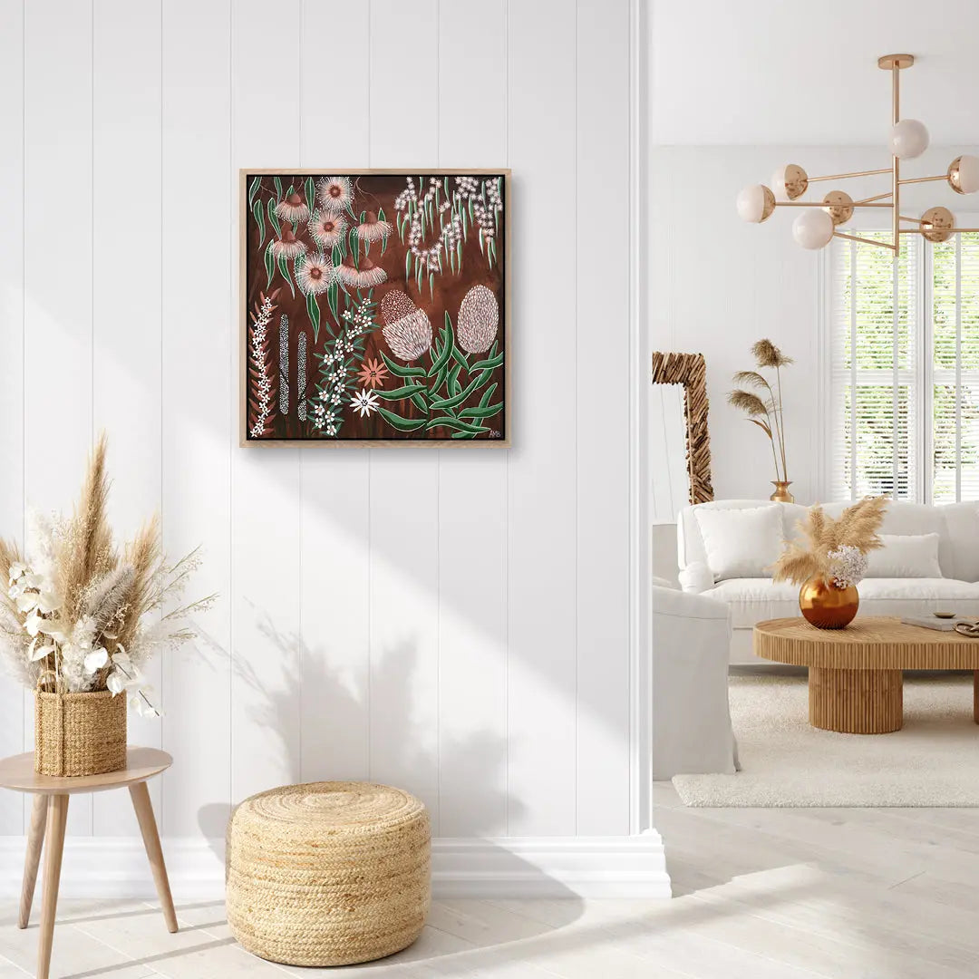 Banksia Blooms Art by Anne-Marie Bloor