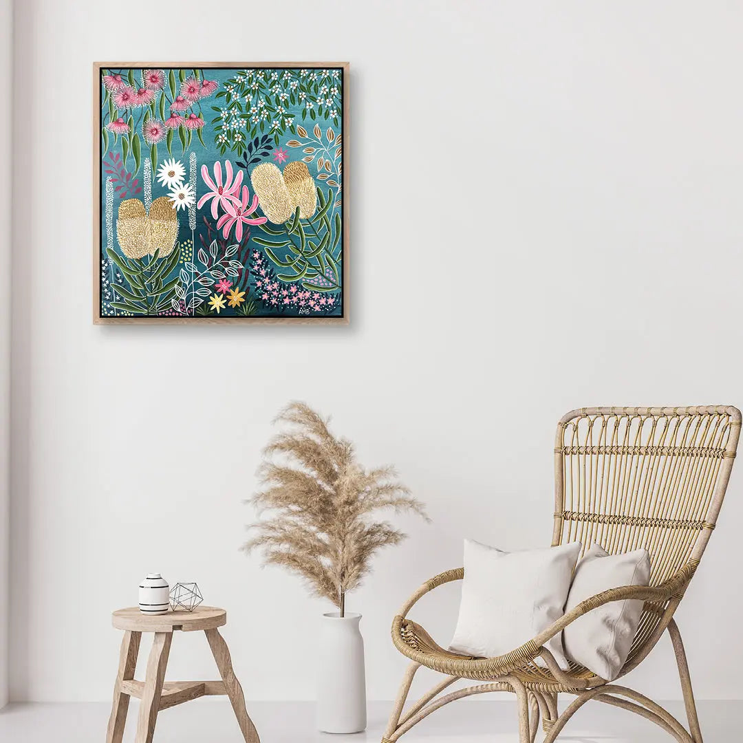 Banksia Breeze Art by Anne-Marie Bloor