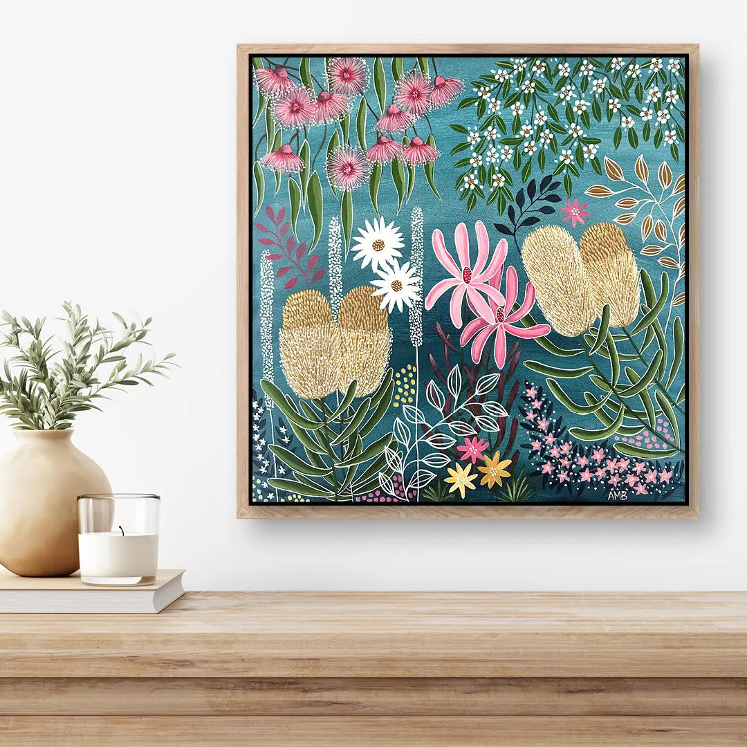 Banksia Breeze Art by Anne-Marie Bloor