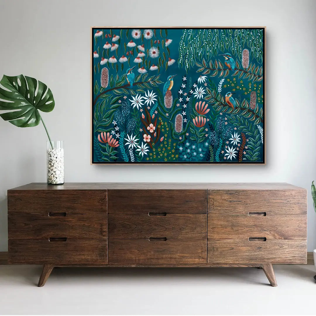 Kingfisher Valley Art by Anne-Marie Bloor