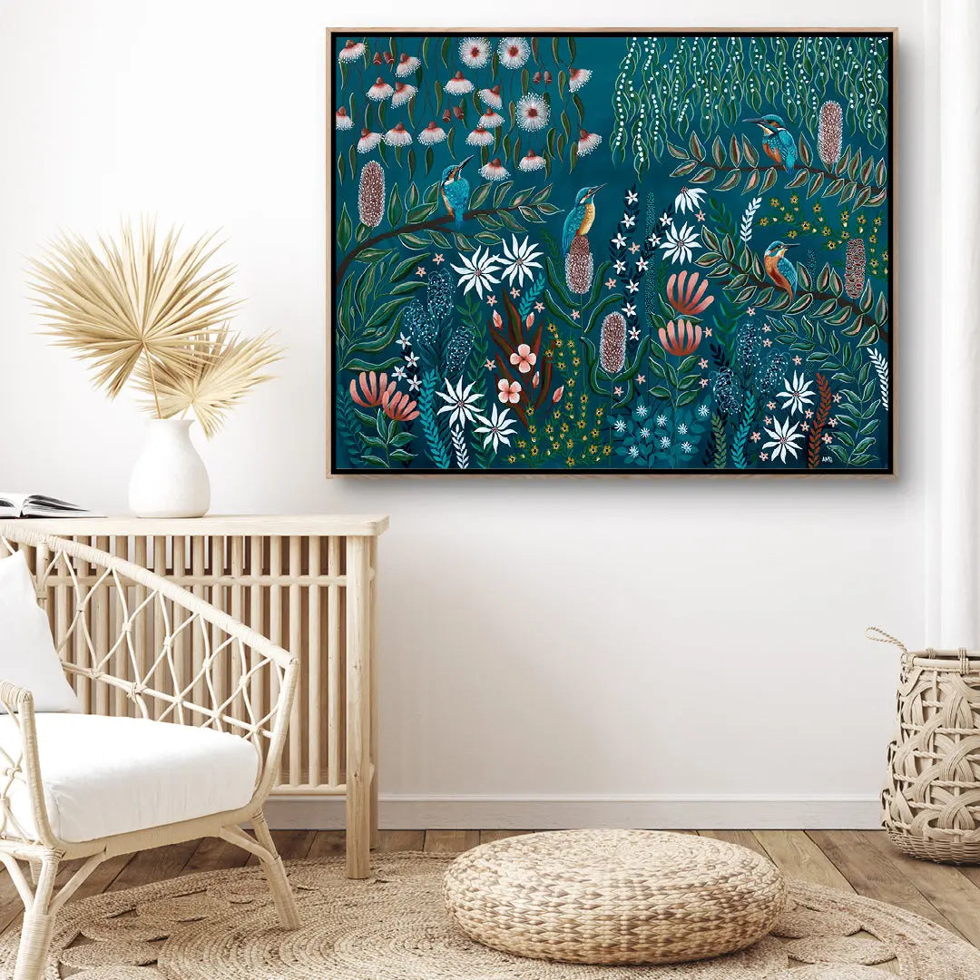 Kingfisher Valley Art by Anne-Marie Bloor