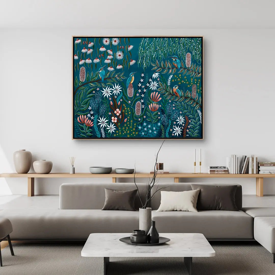 Kingfisher Valley Art by Anne-Marie Bloor