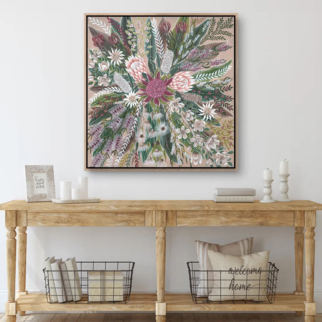 Luscious Blooms Print Art by Anne-Marie Bloor