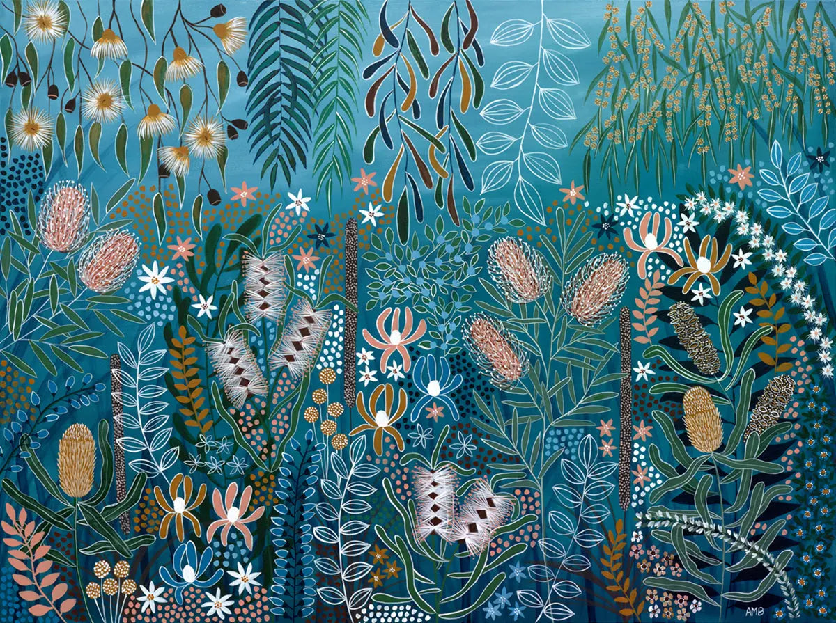 Coastal Natives Print Art by Anne-Marie Bloor