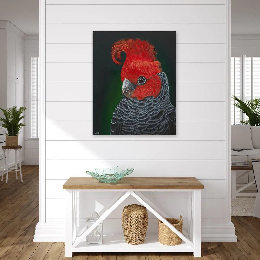 Redmond Gang Gang Cockatoo Art by Anne-Marie Bloor