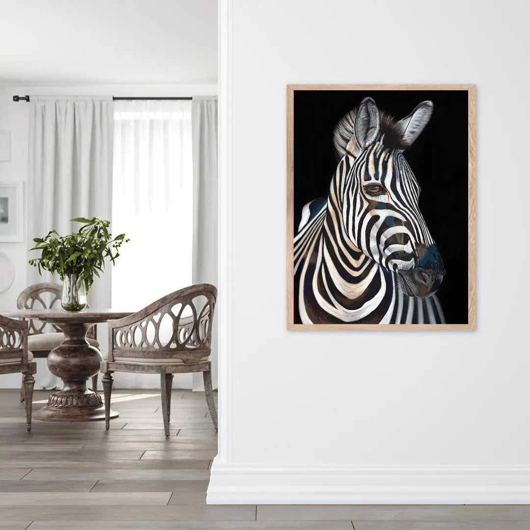 Stripes - Zebra Art by Anne-Marie Bloor