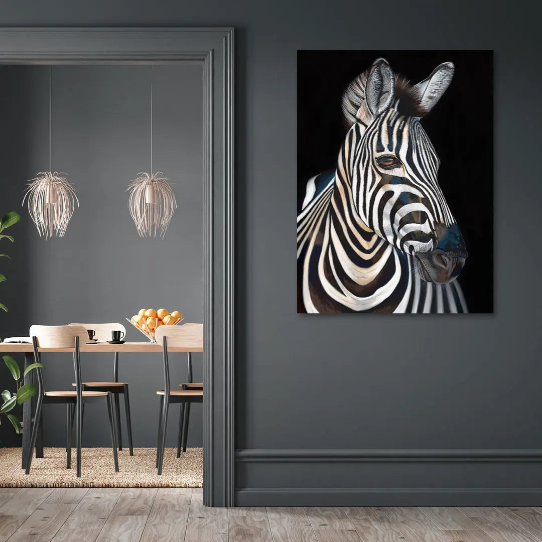 Stripes - Zebra Art by Anne-Marie Bloor
