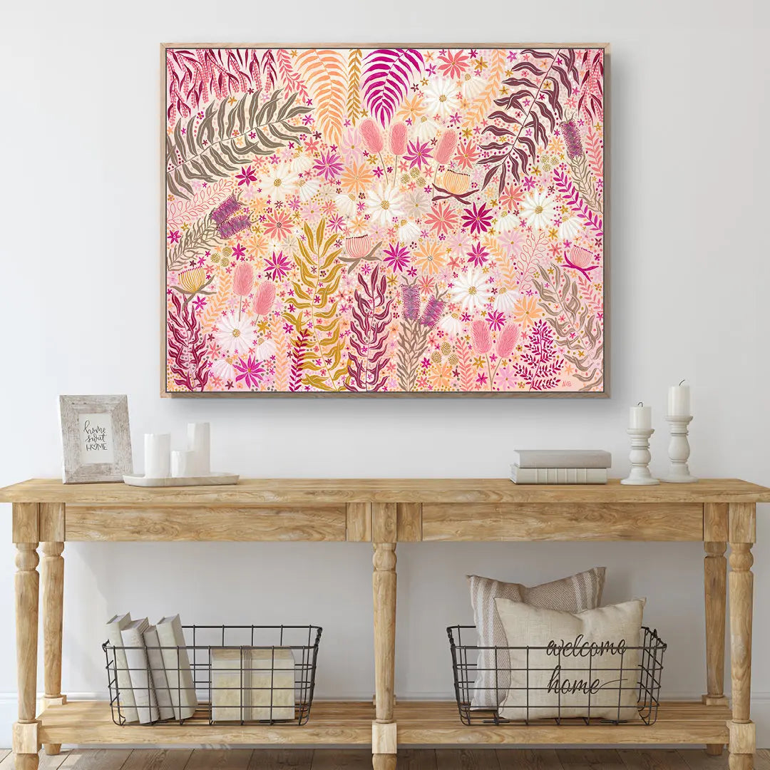 Sunburst Florals Art by Anne-Marie Bloor