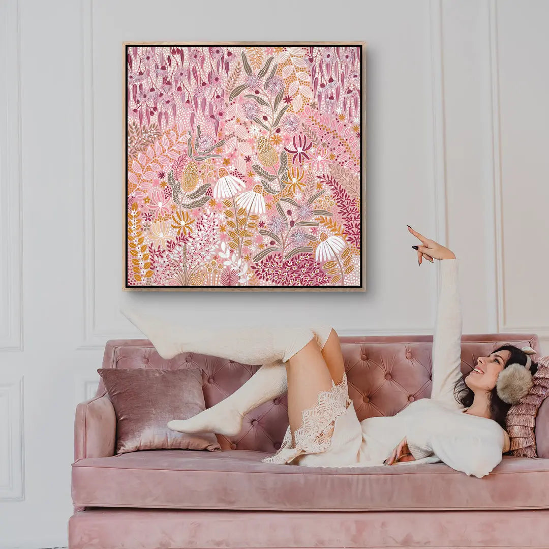 Sweet Cotton Candy Art by Anne-Marie Bloor