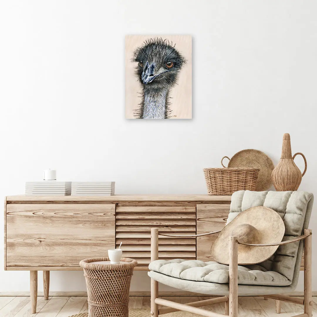 Andy the Emu Art by Anne-Marie Bloor