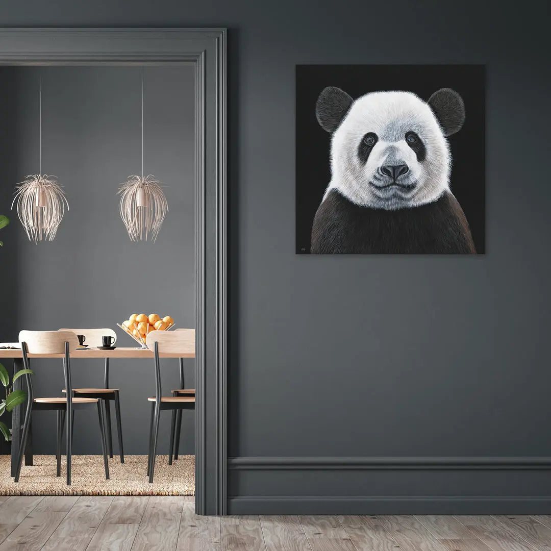 Bamboo - Giant Panda Painting Art by Anne-Marie Bloor