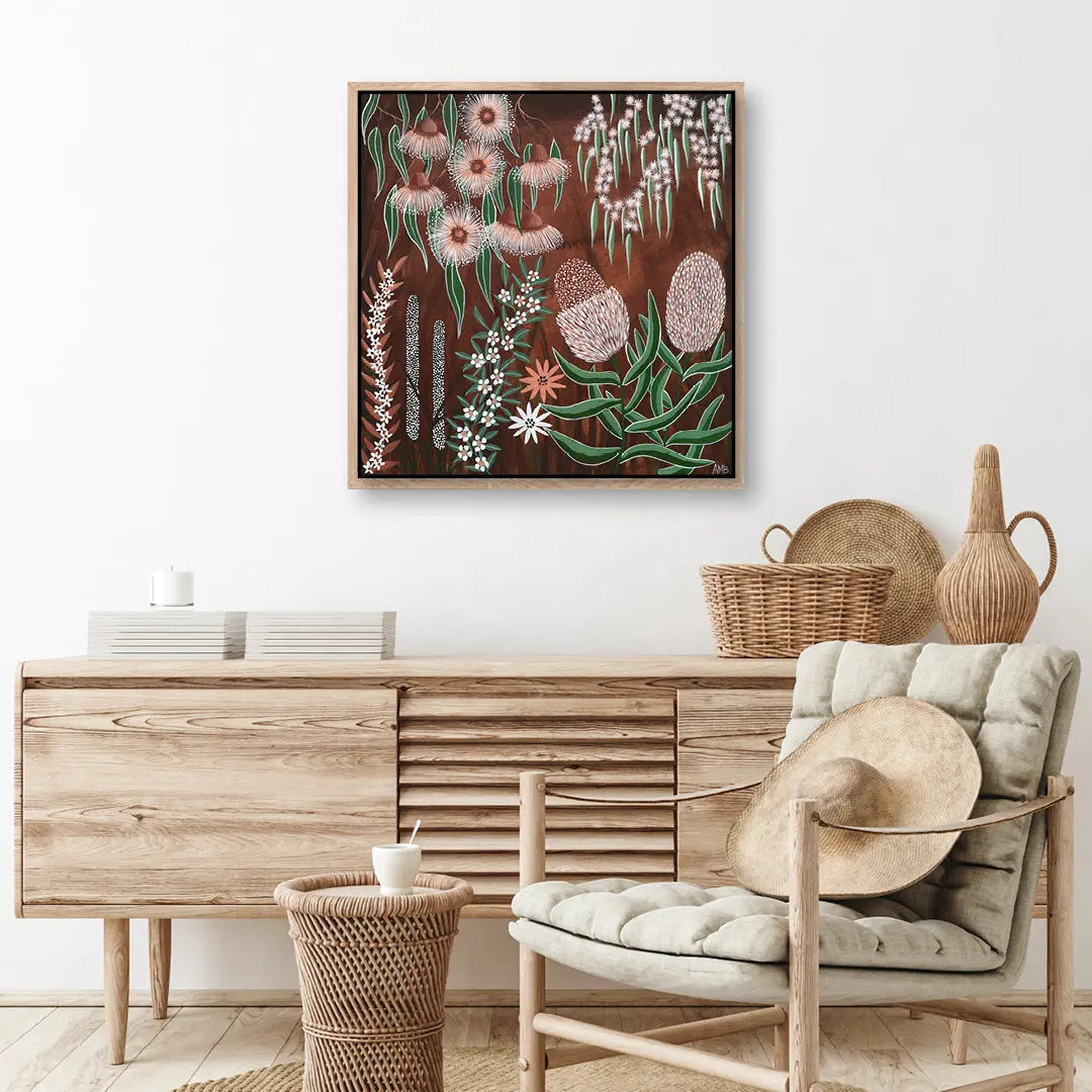 Banksia Blooms Art by Anne-Marie Bloor