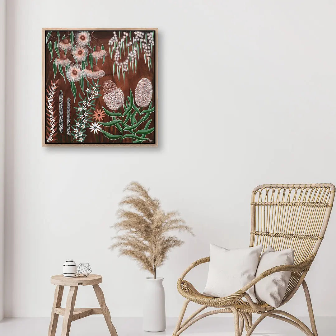 Banksia Blooms Art by Anne-Marie Bloor
