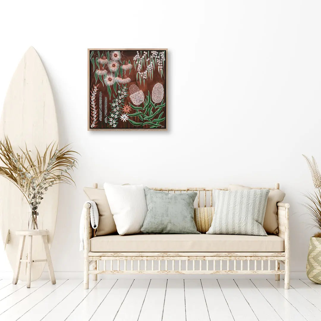 Banksia Blooms Art by Anne-Marie Bloor