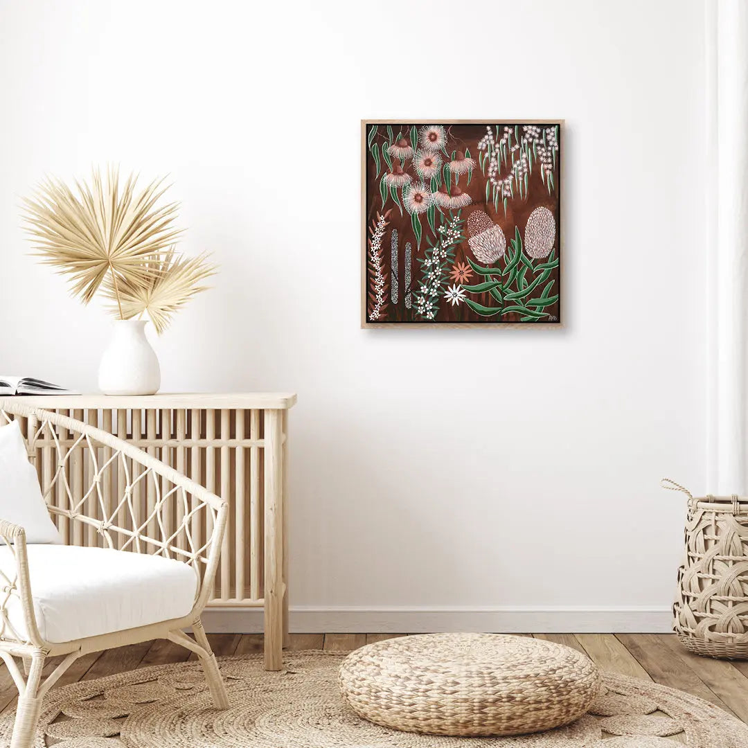 Banksia Blooms Art by Anne-Marie Bloor