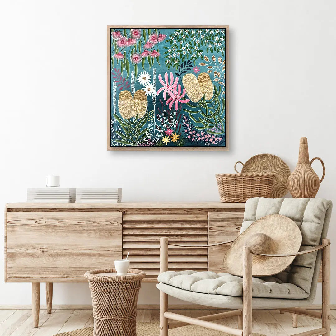 Banksia Breeze Art by Anne-Marie Bloor