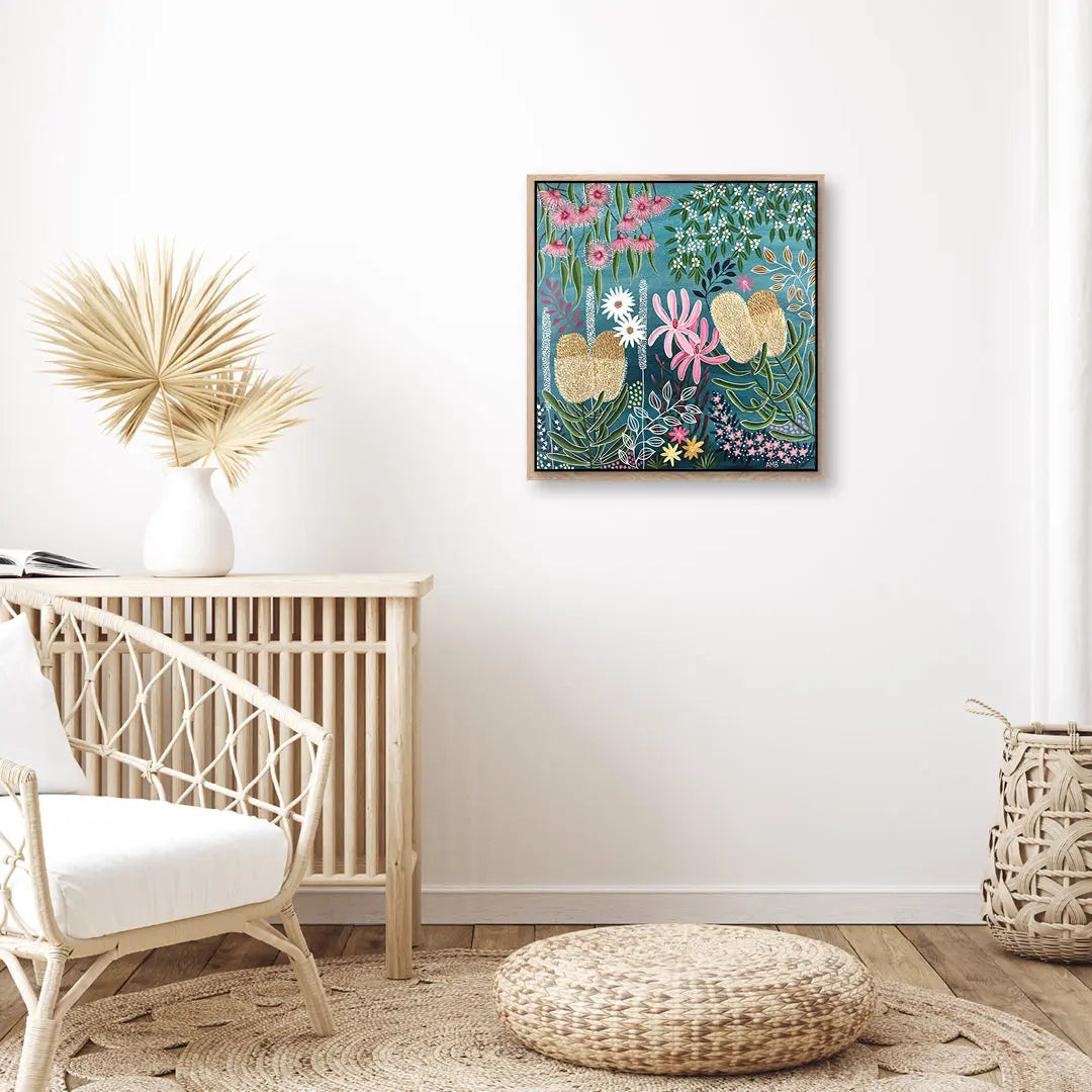 Banksia Breeze Art by Anne-Marie Bloor