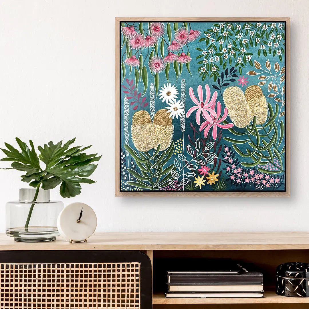 Banksia Breeze Art by Anne-Marie Bloor