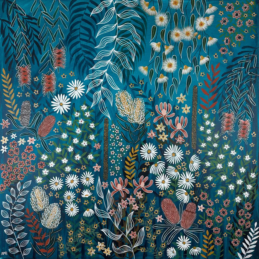 Flourish Print Art by Anne-Marie Bloor