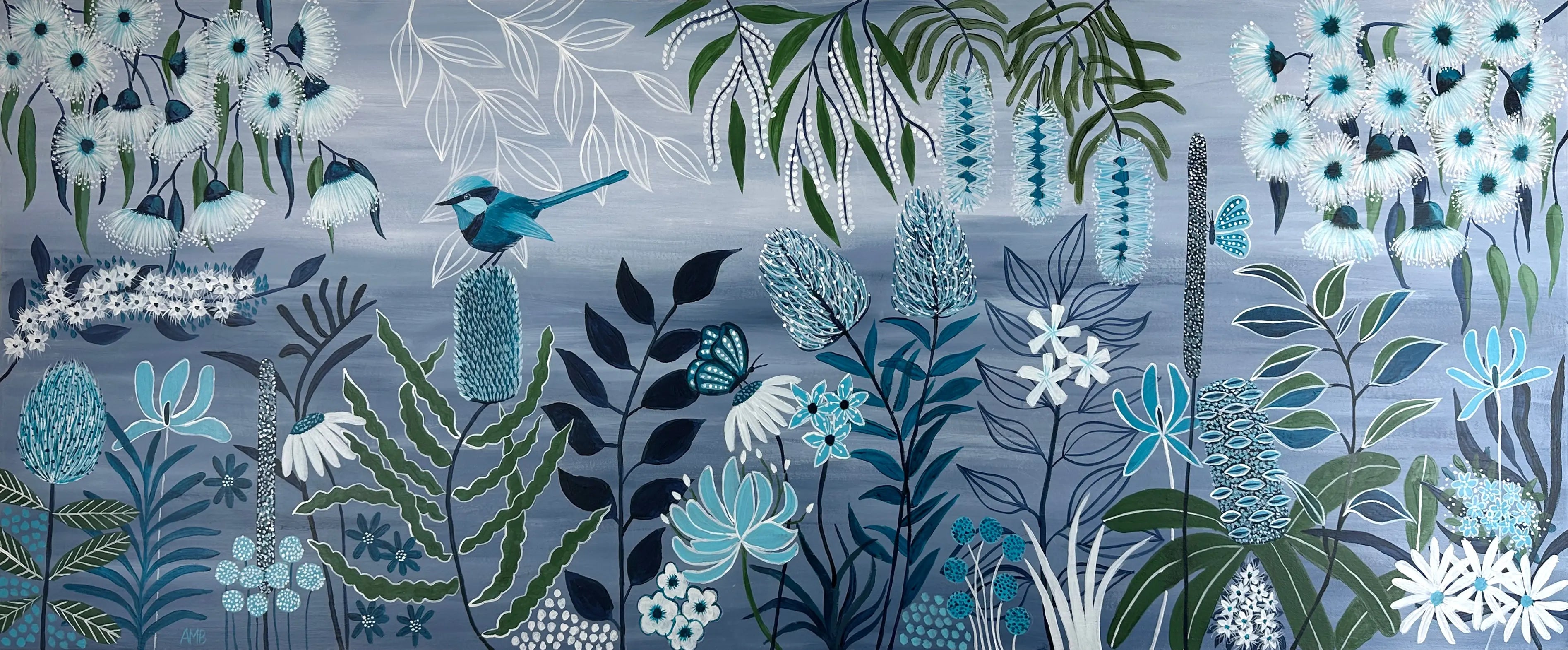 Hamptons Meadow Art by Anne-Marie Bloor
