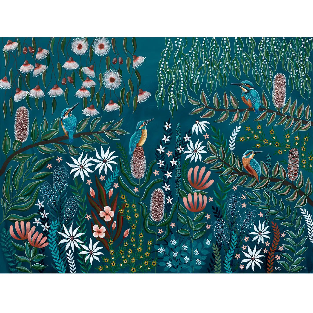 Kingfisher Valley Art by Anne-Marie Bloor
