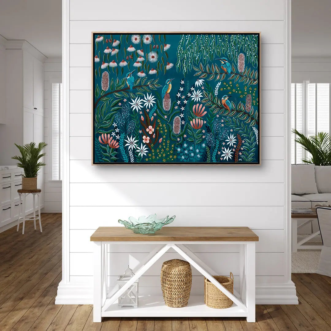 Kingfisher Valley Art by Anne-Marie Bloor