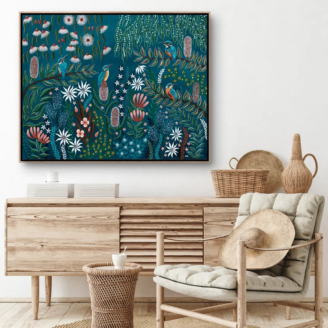 Kingfisher Valley Art by Anne-Marie Bloor