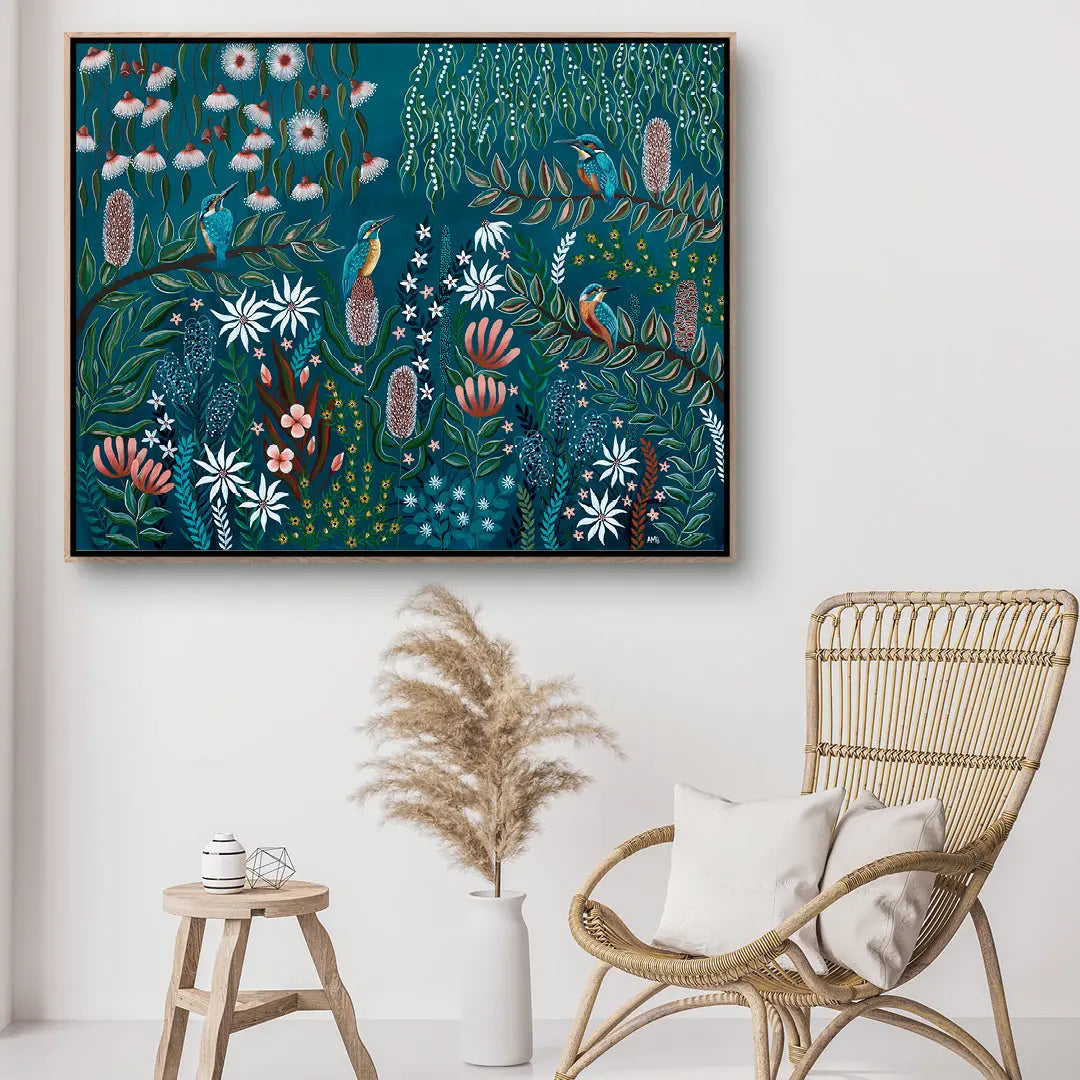 Kingfisher Valley Art by Anne-Marie Bloor