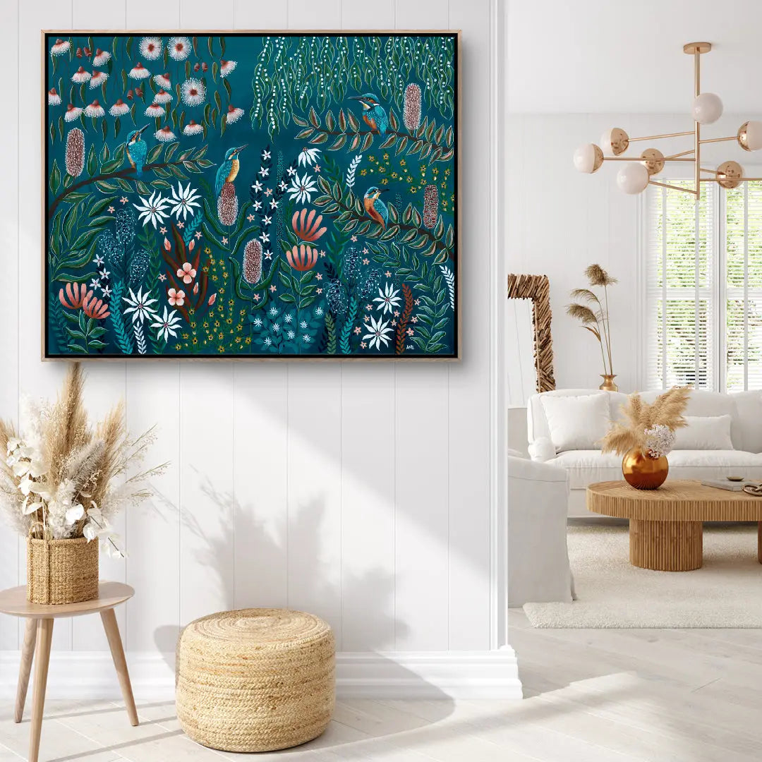 Kingfisher Valley Art by Anne-Marie Bloor