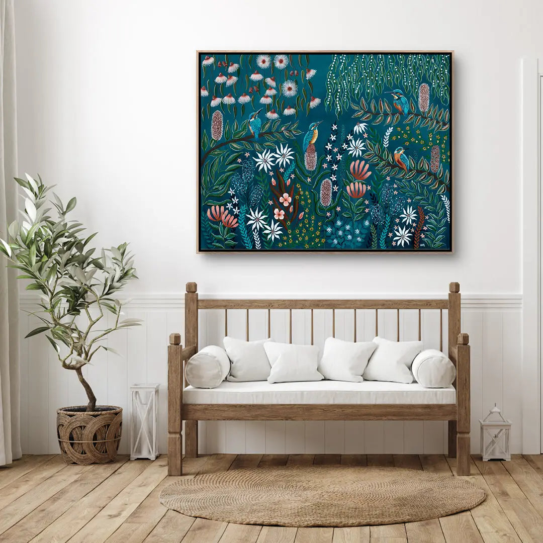 Kingfisher Valley Art by Anne-Marie Bloor