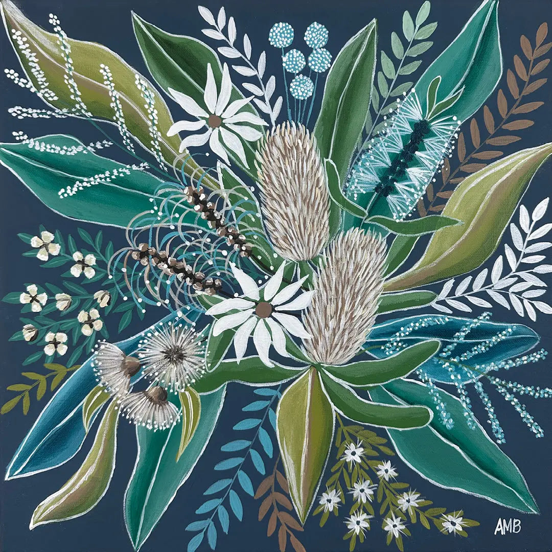 Native Bouquet Art by Anne-Marie Bloor