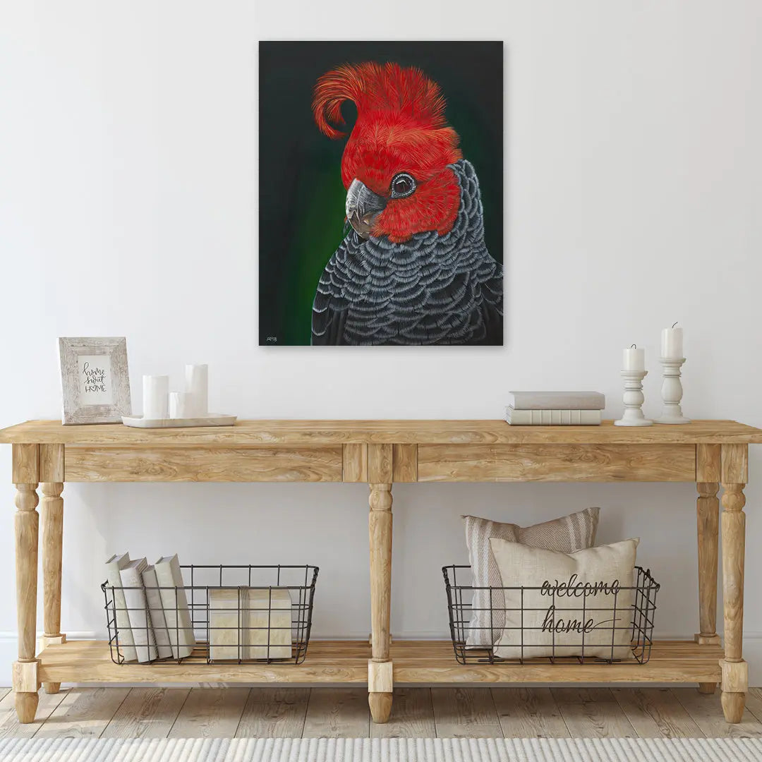 Redmond Gang Gang Cockatoo Art by Anne-Marie Bloor