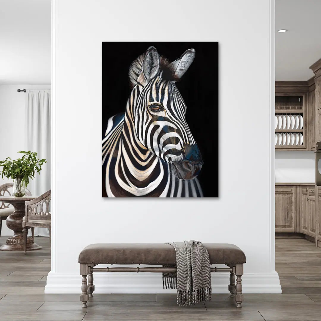 Stripes - Zebra Art by Anne-Marie Bloor