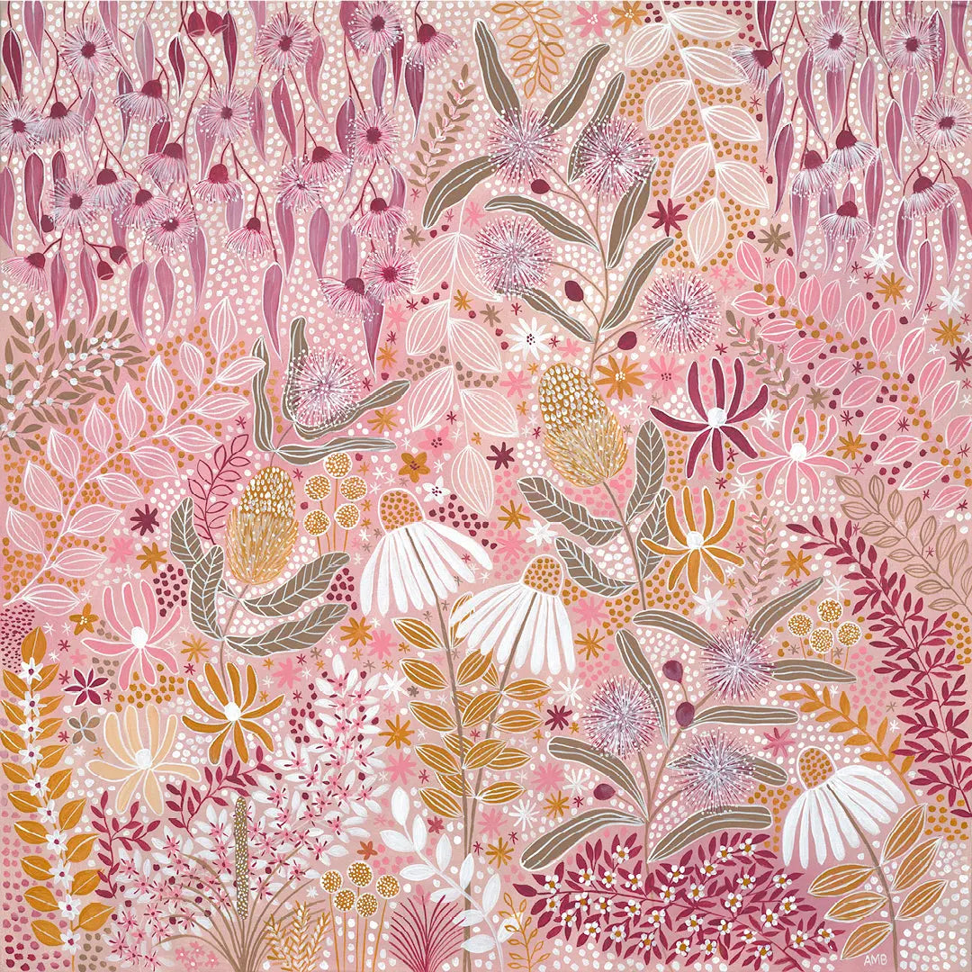 Sweet Cotton Candy Art by Anne-Marie Bloor
