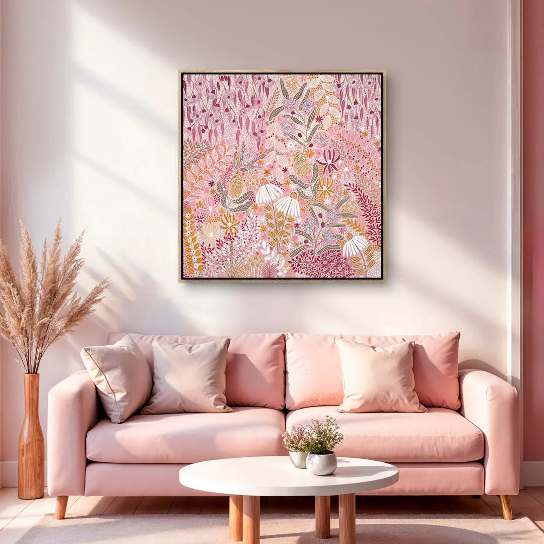 Sweet Cotton Candy Print Art by Anne-Marie Bloor