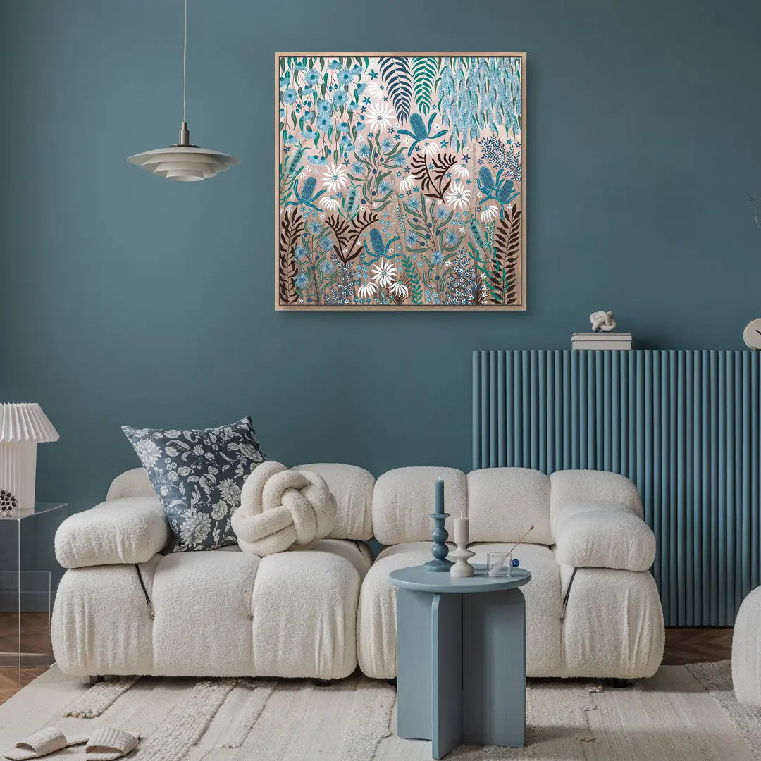 Teal Temptation is a Australian Native Flora painting.