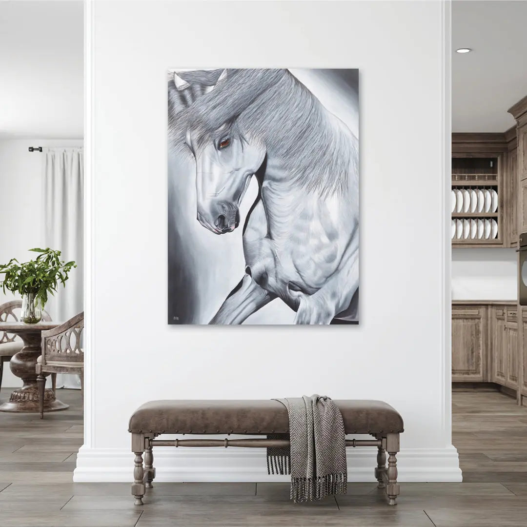 Wild Stallion Art by Anne-Marie Bloor